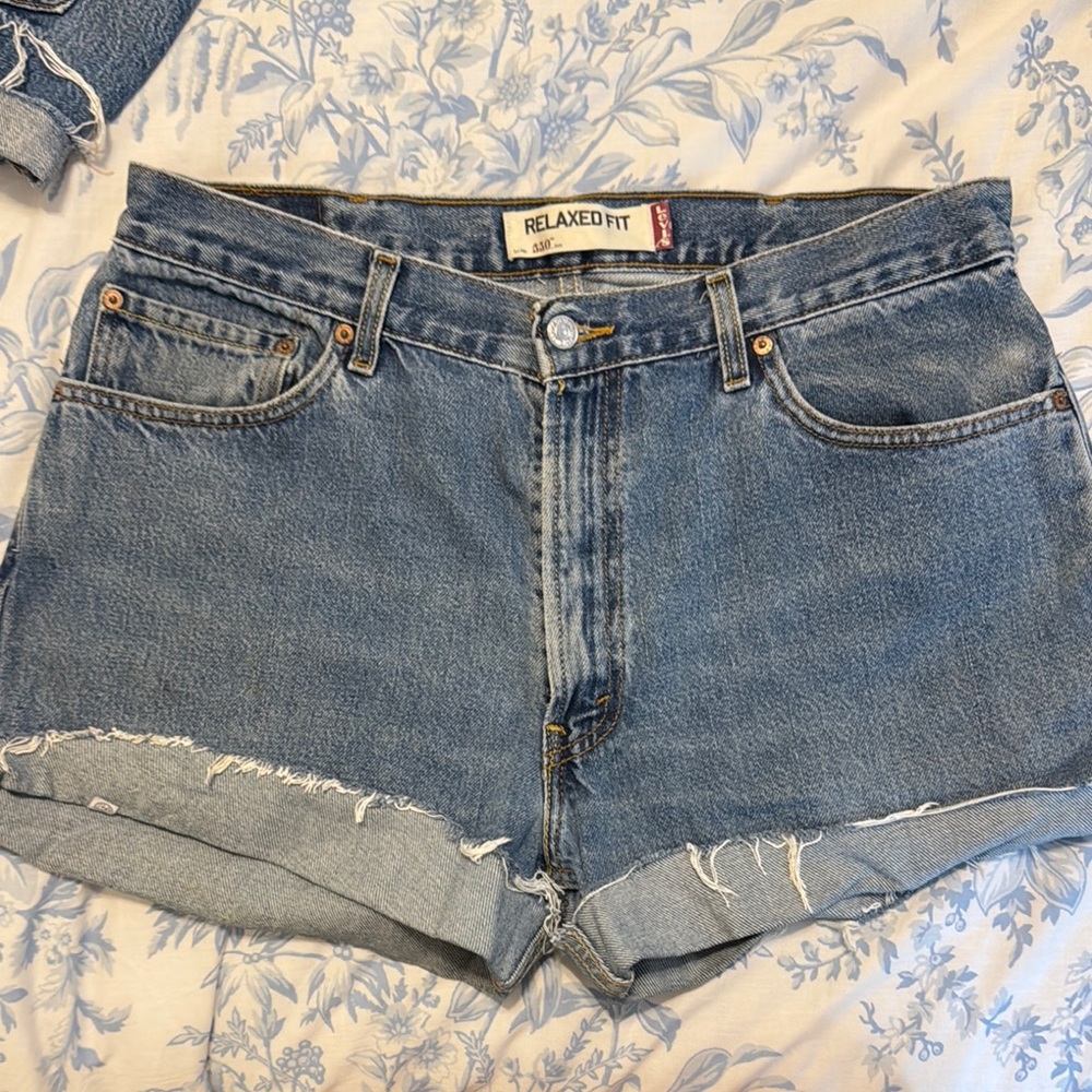 Levi red tab Denim Shorts